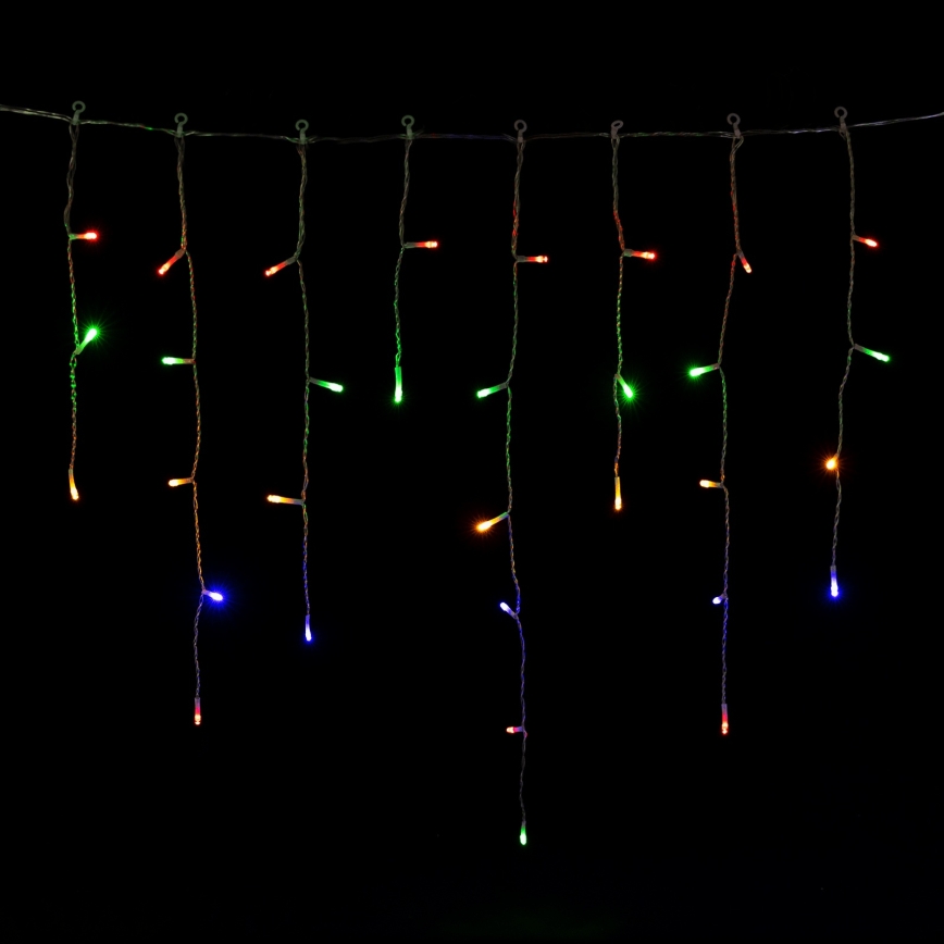 Aigostar - LED välistingimuste valguskett 300xLED/8 režiimi 3xAA 18x0,6 m IP44 mitmevärviline