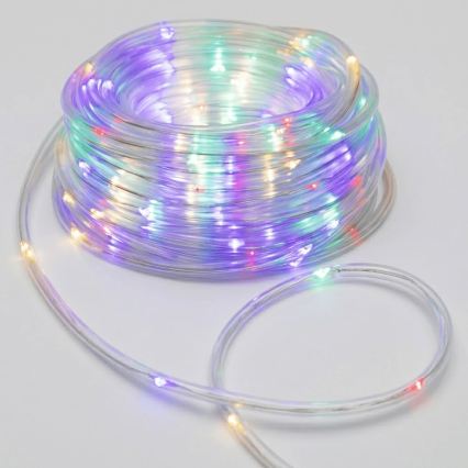 Aigostar - LED välistingimustes kasutatav jõulukett 50xLED/8 režiimi 3xAA 5,3m IP44 mitmevärviline