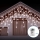 Aigostar - LED välistingimustes valguskett, 200xLED, 8 funktsiooniga, 3xAA, 13x0,6m, IP44, külmvalge