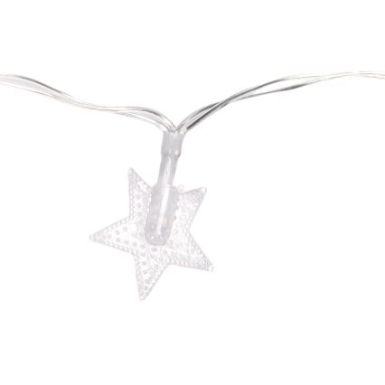 Aigostar - LED-välisvalguskett 100xLED/8 funktsiooniga 3xAA 10 m IP44 külmvalge