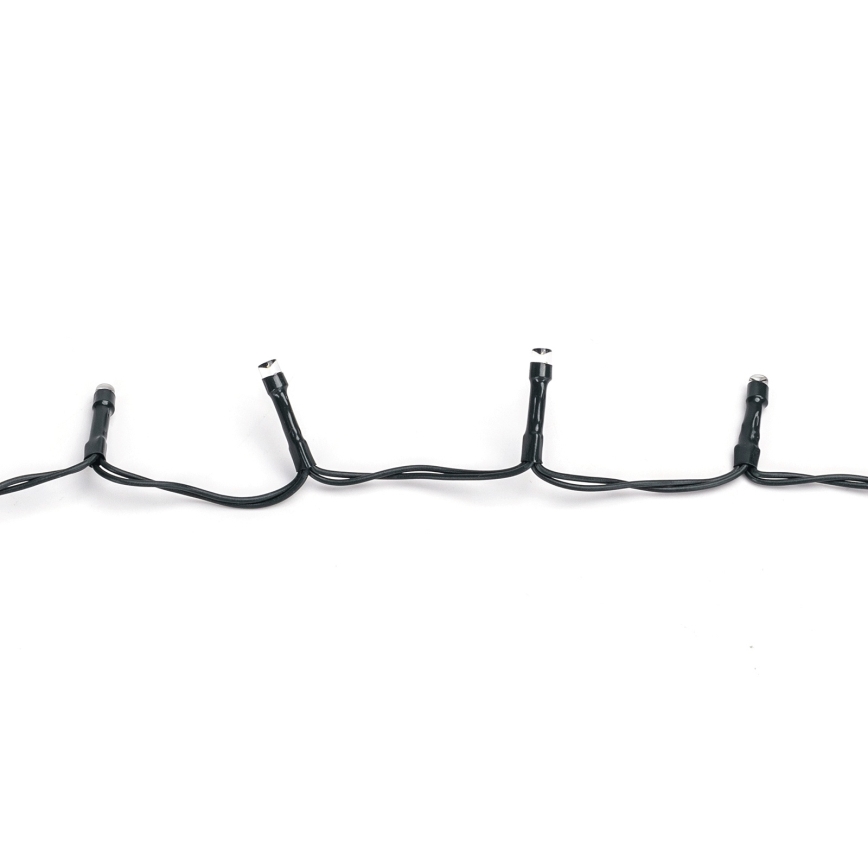 Aigostar - LED õuevalguskett 100xLED/8 funktsiooni 3xAA 5,3 m IP44 külmvalge