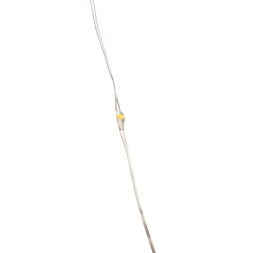 Aigostar - LED välisvalguskett 150 LED-i, 8 funktsiooni, 3xAA, 15,3 m, IP44, soe valge