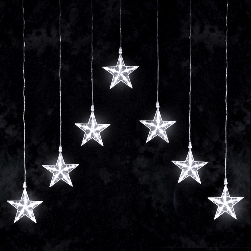Aigostar - LED välivalguskett 70xLED 1,2x1m IP44 külmvalged tähed