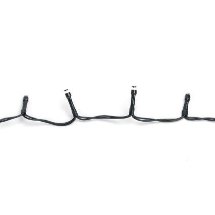 Aigostar-LED Välisvalgustuse valguskett 300 LED/8 funktsiooni 3xAA 15,3 m IP44 soe valge