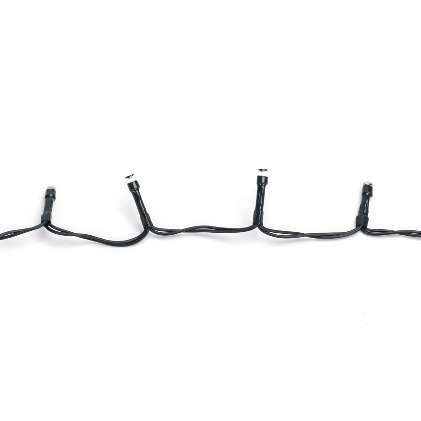 Aigostar-LED Välisvalgustuse valguskett 300 LED/8 funktsiooni 3xAA 15,3 m IP44 soe valge