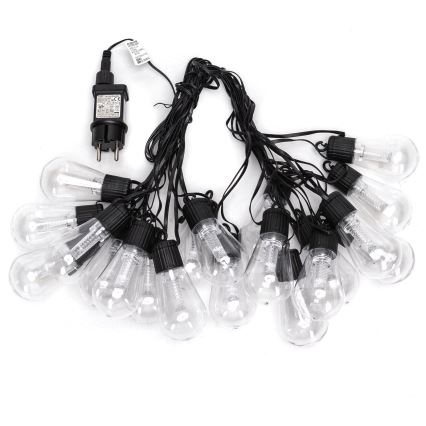 Aigostar - LED välitingimustes kasutatav dekoratiivne valguskett 20xLED/13m IP44 külmvalge