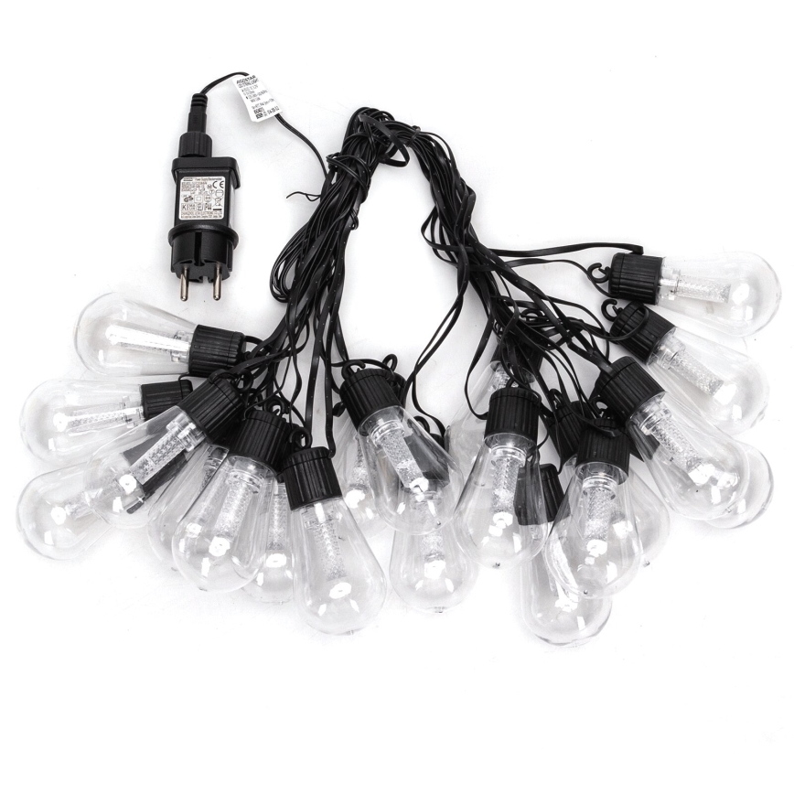 Aigostar - LED välitingimustes kasutatav dekoratiivne valguskett 20xLED/13m IP44 külmvalge