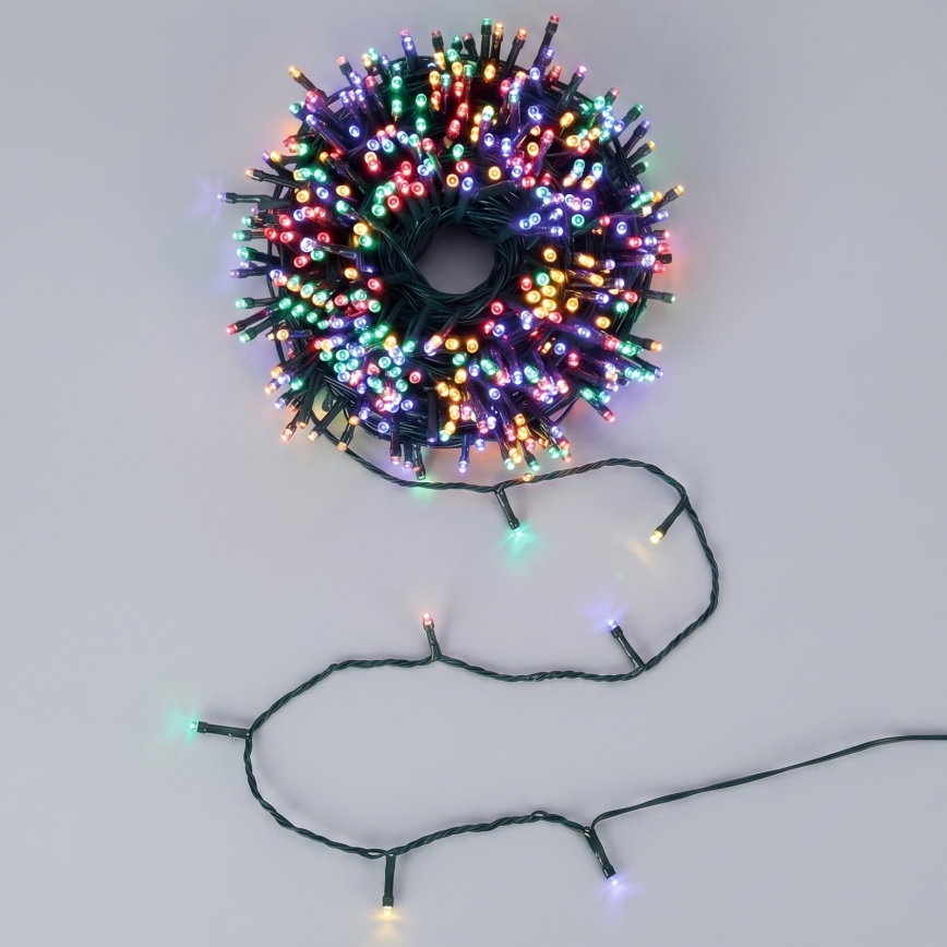 Aigostar - LED-välitingimustesse mõeldud jõulukett, 100 LED, 8 režiimi, 13 m, IP44, mitmevärviline
