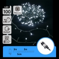Aigostar - LED välitingimustesse mõeldud jõulutuled 100xLED/8 režiimi 8 m IP44 külmvalge