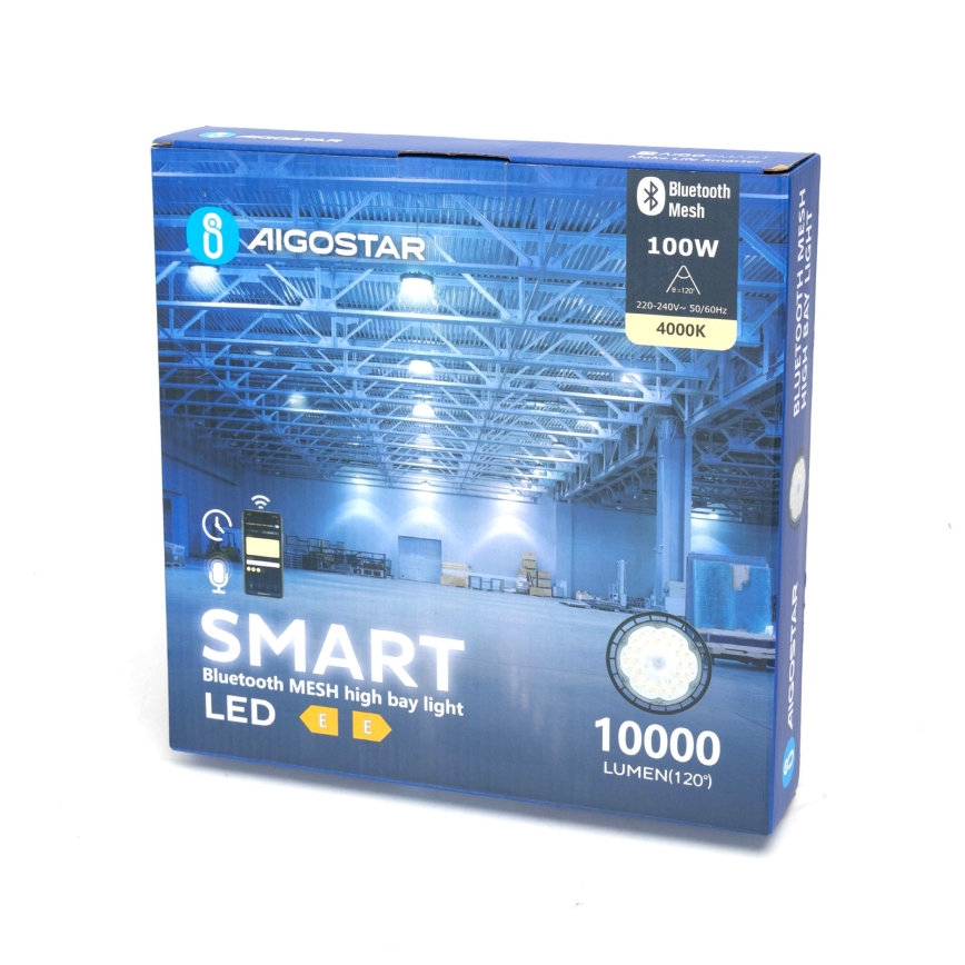 Aigostar - LED Tööstuslik hämardatav välivalgusti MESH High Bay LED/100W/230V 4000K IP65