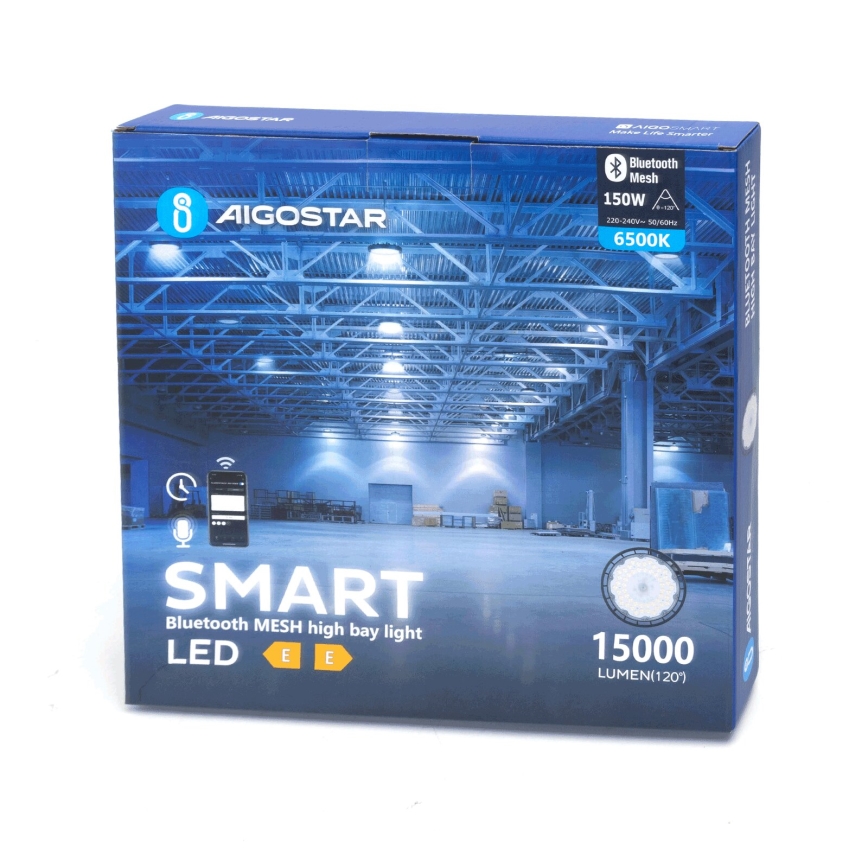Aigostar - LED Tööstuslik hämardatav välivalgusti MESH High Bay LED/150W/230V 6500K IP65