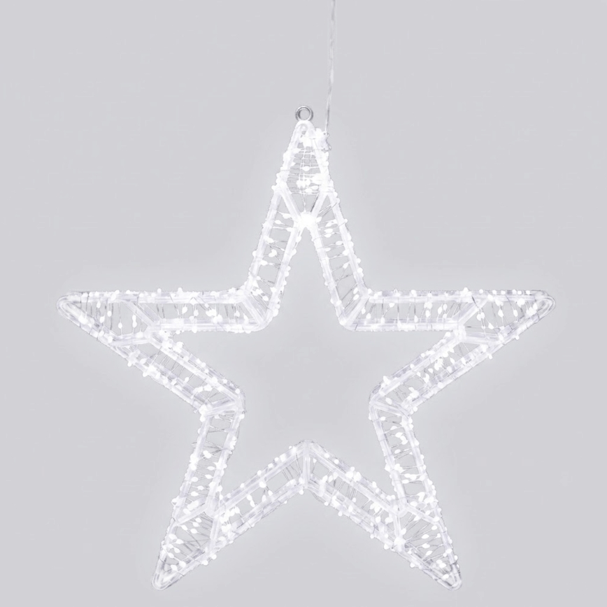 Aigostar - LED välistingimuste jõulukaunistus 540xLED/6W/230V 43 cm IP44 külmvalge lumehelves