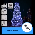 Aigostar - LED väljas jõulukaunistus LED/3,6W/31/230V 6500K 60 cm IP44 lumememm