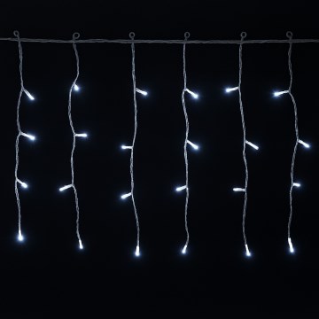 Aigostar - LED väljas jõulukaunistuste rida 300xLED/6W/230V/8 režiimi 15x0,4m IP44 külmvalge