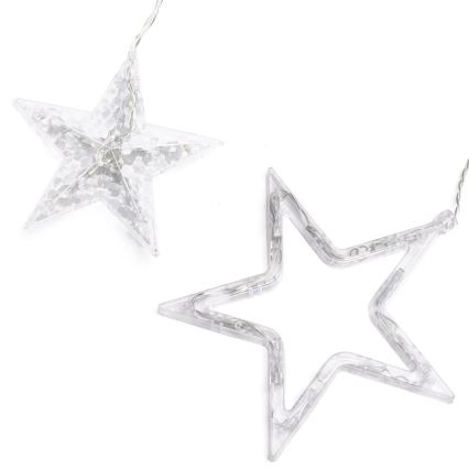 Aigostar - LED välisvalgustuse valgusketi 120xLED/8 funktsiooni 3x0,6 m IP44 soe valge + kaugjuhtimispult