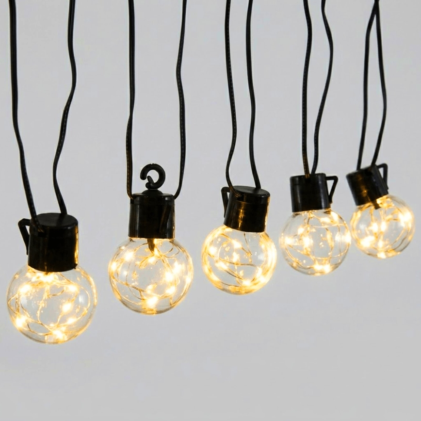 Aigostar - LED väljas kasutatav dekoratiivne valguskett 80xLED/8 funktsiooni 5m IP44 soe valge