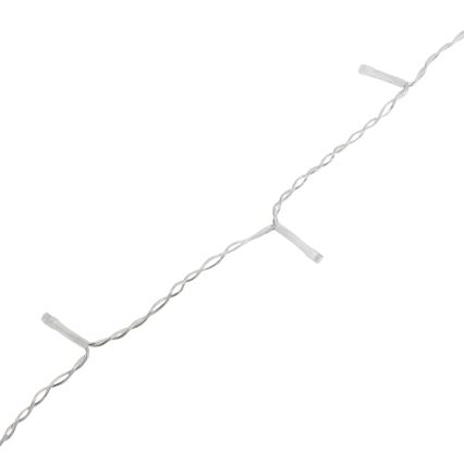 Aigostar - LED välistingimuste jõulukett 300xLED/8 režiimi 3xAA 18x0,6 m IP44 soe valge