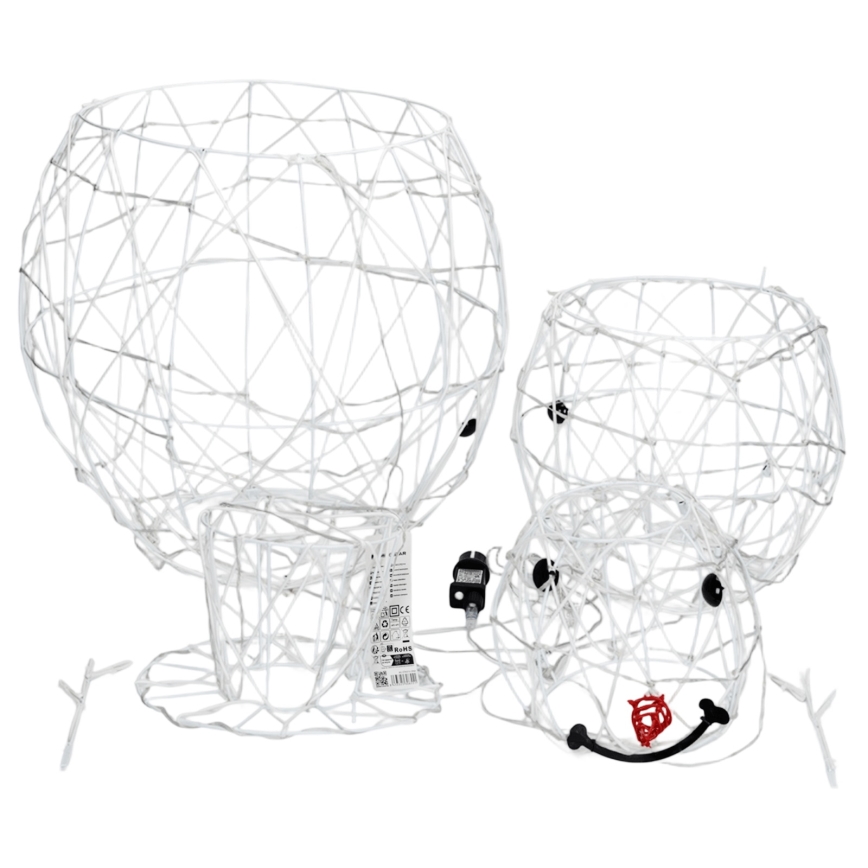 Aigostar - LED väljas kasutatav jõulukaunistus 3,6W/31/230V 2700K 120 cm IP44 lumememm