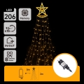 Aigostar - LED väljas kasutatav jõulukaunistus LED/3,6W/230V 2m IP44 soe valge