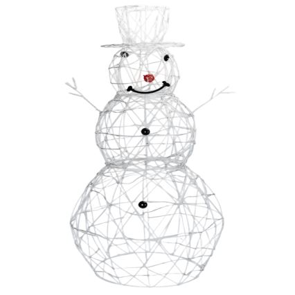 Aigostar-LED Väljas kasutatav jõulukaunistus LED/3,6W/31/230V 6500K 90cm IP44 lumememm