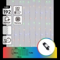 Aigostar - LED väljas kasutatav jõulukett 192xLED/8 režiimi 4,5x1,2m IP44 mitmevärviline