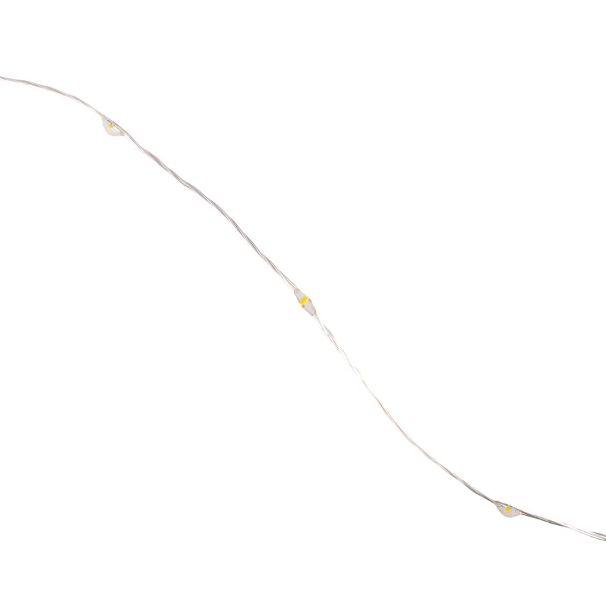 Aigostar - LED väljas kasutatav jõulukett 600 LED / 8 režiimi 5 m IP44 külmvalge