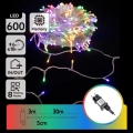 Aigostar - LED väljas kasutatav jõulurida 600 LED/8 režiimi 30 m IP44 mitmevärviline