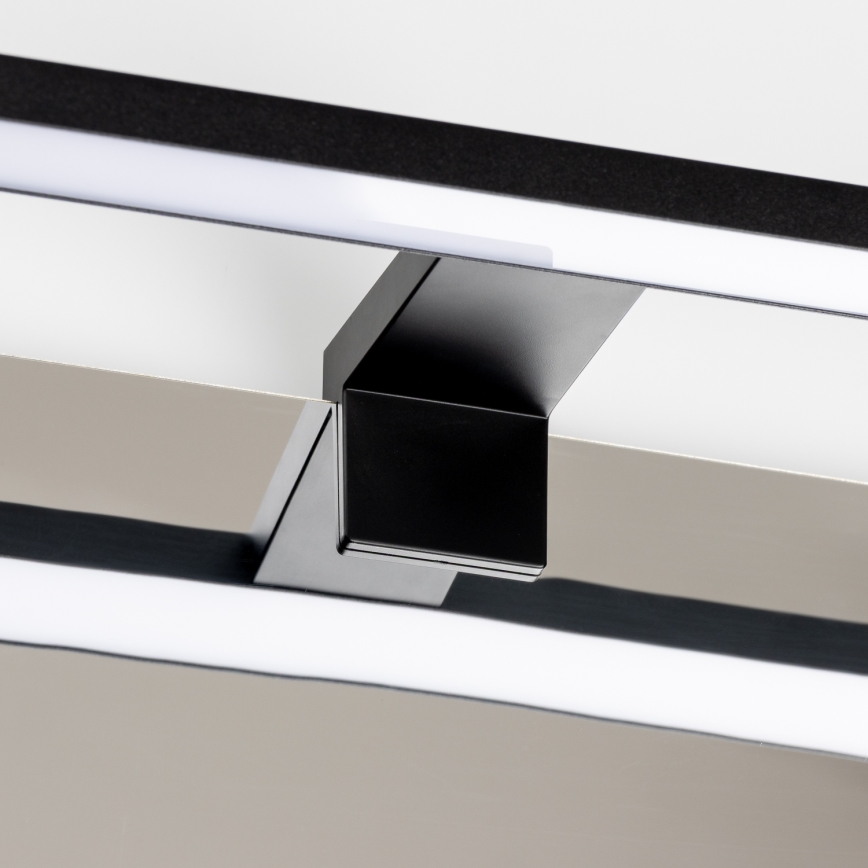 Aigostar - LED vannitoa peegli valgusti LED/8W/230V 4000K 40 cm IP44 must
