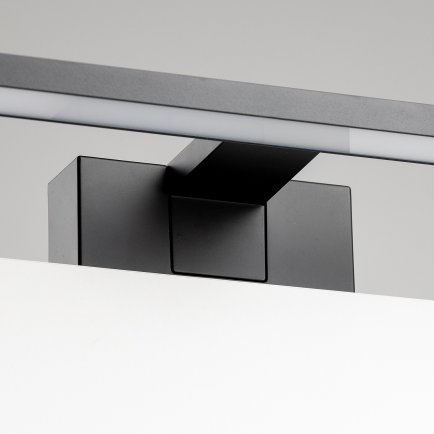 Aigostar - LED vannitoa peegli valgusti LED/8W/230V 4000K 40 cm IP44 must