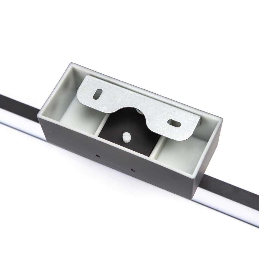Aigostar - LED vannitoa peegli valgusti LED/8W/230V 4000K 40 cm IP44 must