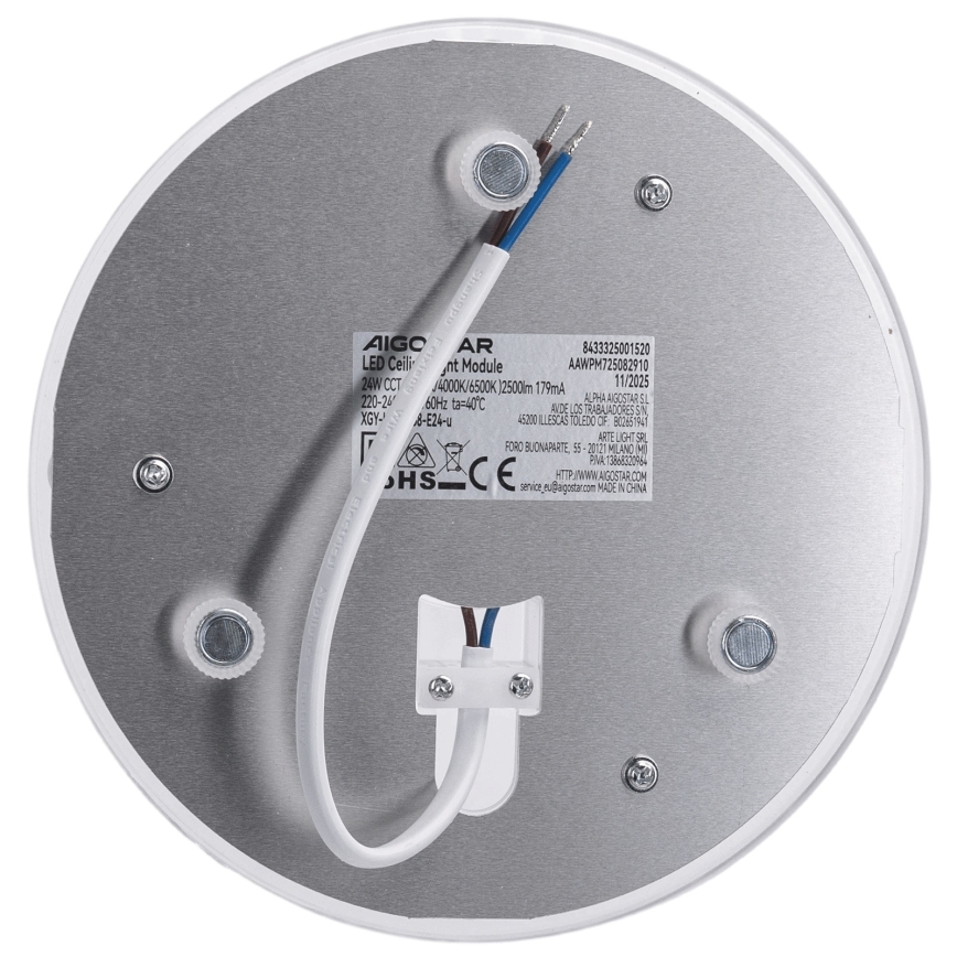 Aigostar - magnetiline LED-moodul LED/24W/230V 3000/4000/6500K