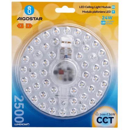 Aigostar - magnetiline LED-moodul LED/24W/230V 3000/4000/6500K