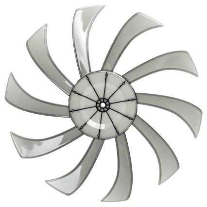 Aigostar - Seisev ventilaator 55W/230V 130 cm must + kaugjuhtimispult