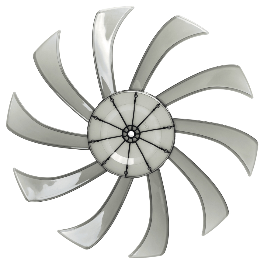 Aigostar - Seisev ventilaator 55W/230V 130 cm must + kaugjuhtimispult