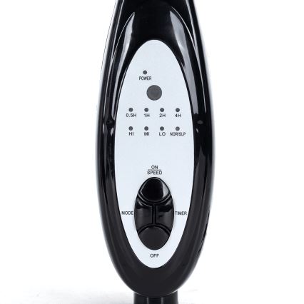 Aigostar - Seisev ventilaator 55W/230V 130 cm must + kaugjuhtimispult