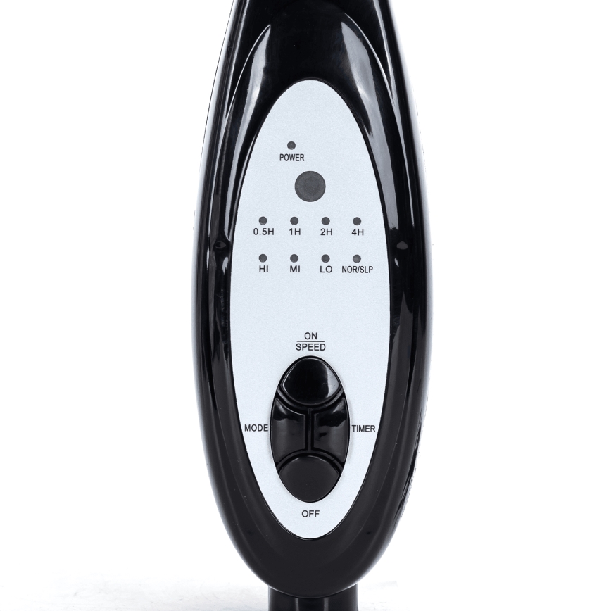 Aigostar - Seisev ventilaator 55W/230V 130 cm must + kaugjuhtimispult