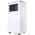 Aigostar - Nutikas mobiilne õhukonditsioneer 3-ühes 1003W/230V 9000 BTU Wi-Fi valge + kaugjuhtimispult