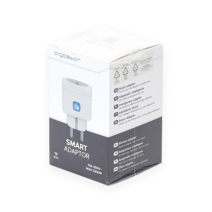 Aigostar - Nutikas pistik F 2300W Wi-Fi Tuya
