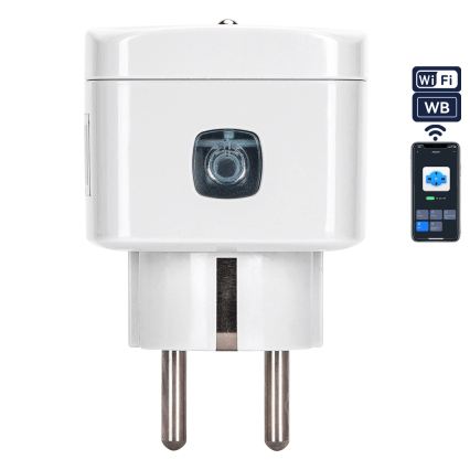 Aigostar - Nutikas pistikupesa E 2300W Wi-Fi Tuya