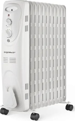 Aigostar - õliradiaator 11 ribiga 2300W/230V valge