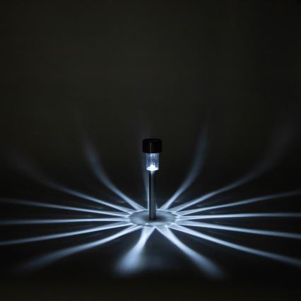 Aigostar - päikesepaneeliga LED-valgusti LED/2V IP44 40 mAh mattkroom