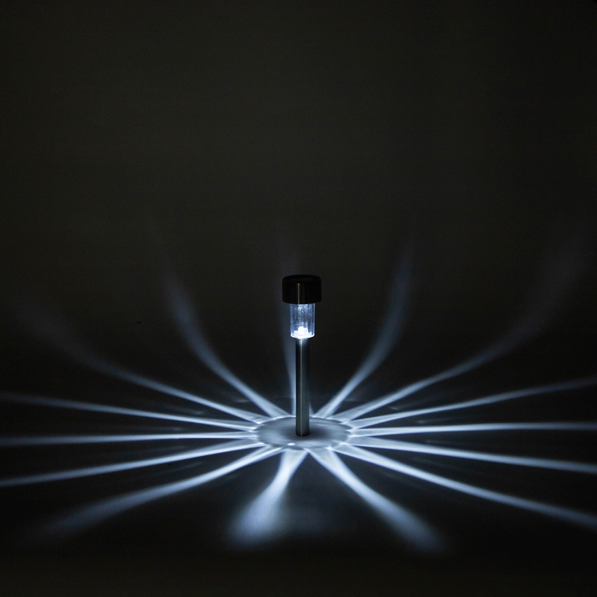 Aigostar - päikesepaneeliga LED-valgusti LED/2V IP44 40 mAh mattkroom