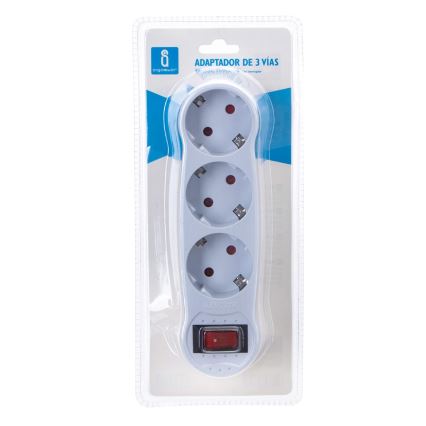 Aigostar - Pistikupesa jaotud lülitiga 3x16A/230V SCHUKO