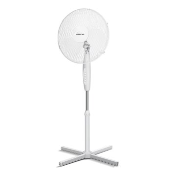 Aigostar - Põrandafänn 45W/230V 125 cm valge