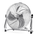 Aigostar - Põrandatuuluti 100 W / 230 V, läbimõõt 54 cm, läikiv kroom