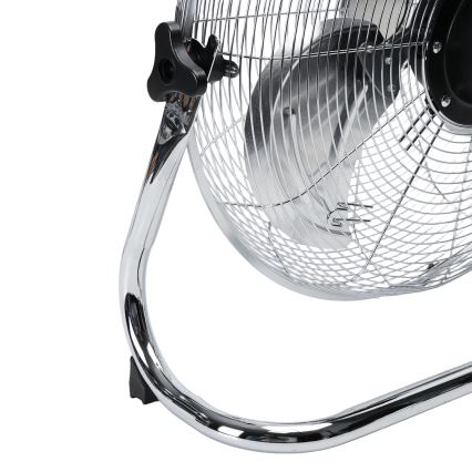Aigostar - Põrandatuuluti 100W/230V, läbimõõt 54 cm, läikiv kroom
