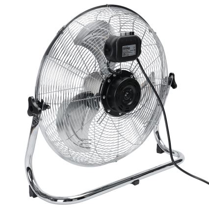 Aigostar - Põrandatuuluti 100W/230V, läbimõõt 54 cm, läikiv kroom