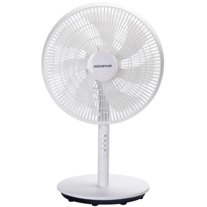 Aigostar - põrandaventilaator 2-ühes 45W/230V 110 cm valge