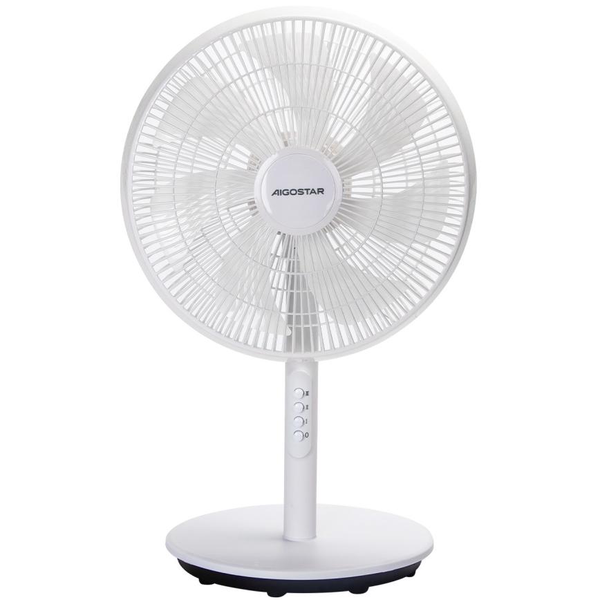 Aigostar - põrandaventilaator 2-ühes 45W/230V 110 cm valge