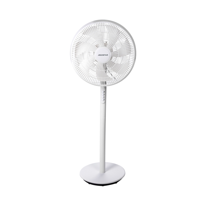 Aigostar - põrandaventilaator 2-ühes 45W/230V 110 cm valge